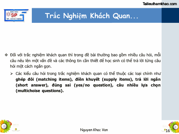 Bai giang ly luan va phuong phap day hoc tin hoc 1 nguyen khac van trang 16