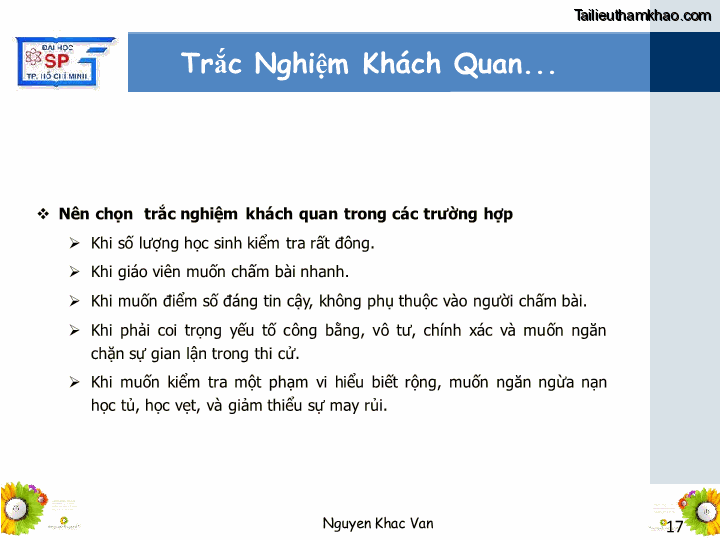 Bai giang ly luan va phuong phap day hoc tin hoc 1 nguyen khac van trang 17