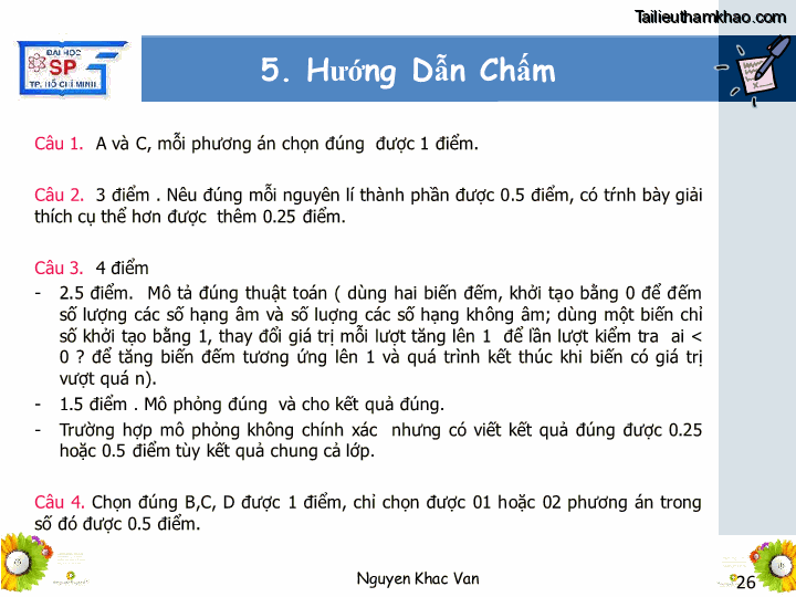 Bai giang ly luan va phuong phap day hoc tin hoc 1 nguyen khac van trang 26