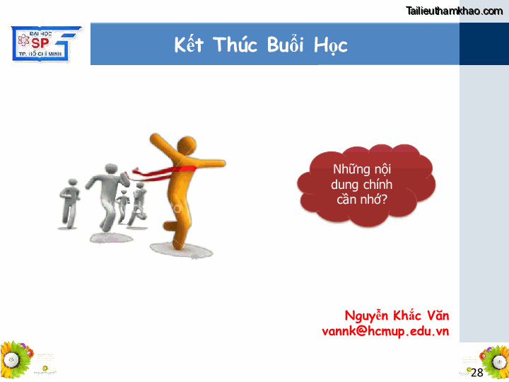 Bai giang ly luan va phuong phap day hoc tin hoc 1 nguyen khac van trang 28