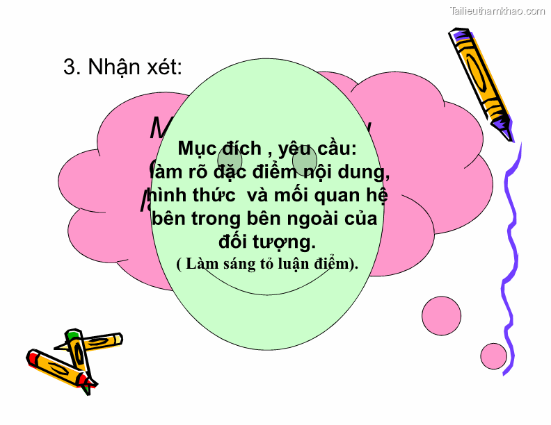 3 Nhận Xét Mục Đích Và Yêu Cầmuụcc Ủđíacht Hyêauocầtuá C Làm