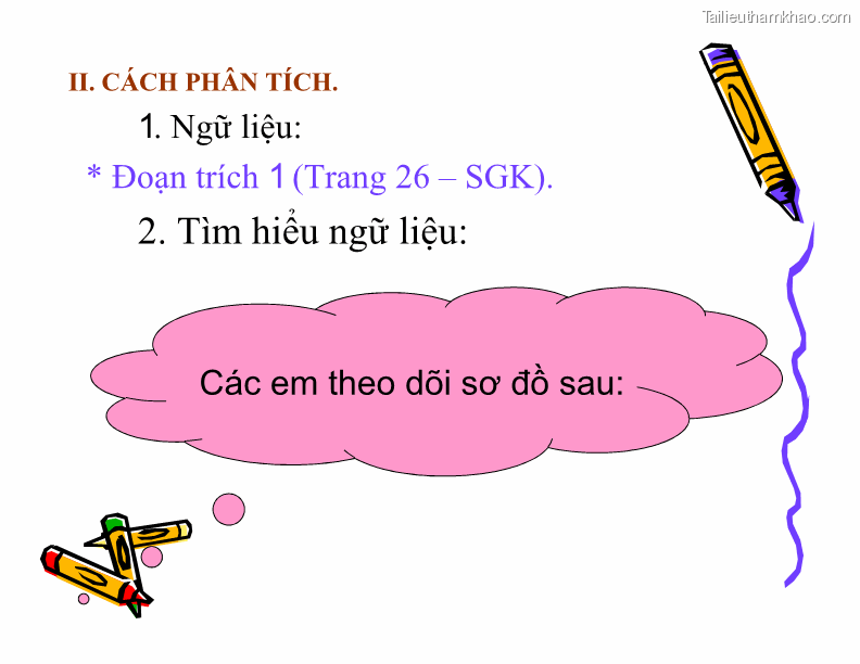 Ii Cách Phân Tích 1 Ngữ Liệu Đoạn Trích 1 Trang 26 – Sgk 2 Tìm Hiểu