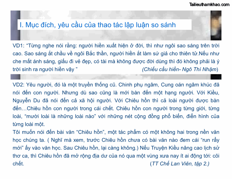 Ghi Nhớ A Mục Đích Của Thao Tác Lập Luận Phân Tích Làm Sáng Tỏ