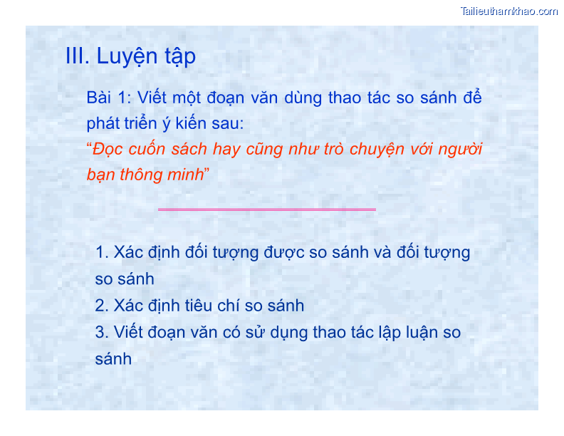 Câu 2 Em Hãy Hoàn Thiện Bảng So Sánh Thao Tác Lập Luận Phân Tích Và