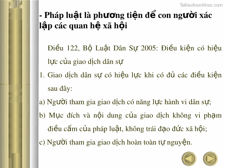 Bai giang nhung van de ly luan chung ve phap luat trang 8