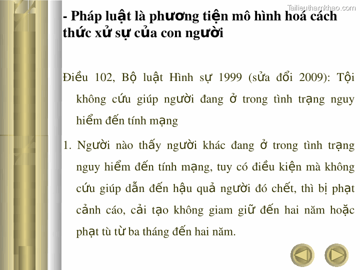 Bai giang nhung van de ly luan chung ve phap luat trang 9