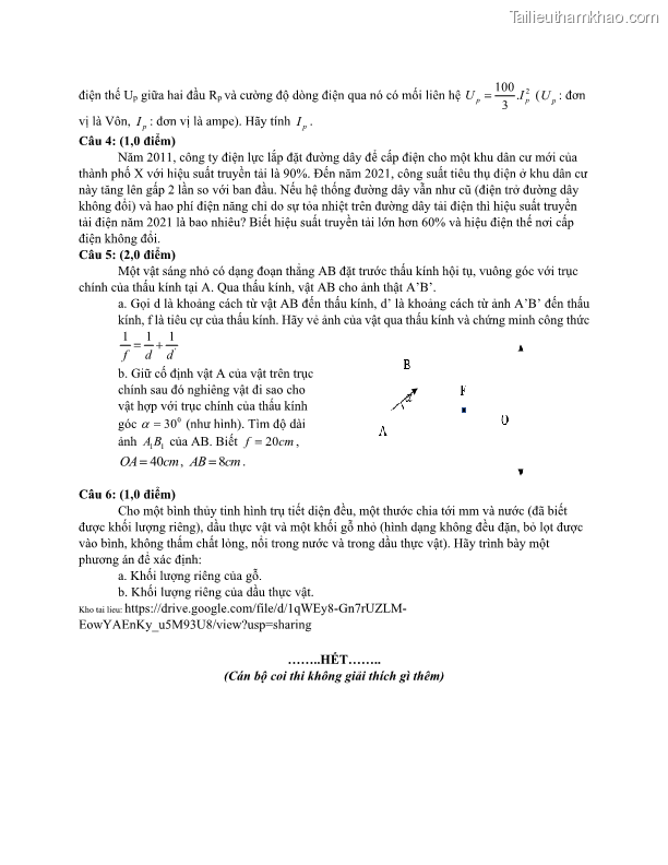 Điện Thế Up Giữa Hai Đầu Rp Và Cường Độ Dòng Điện Qua Nó Có