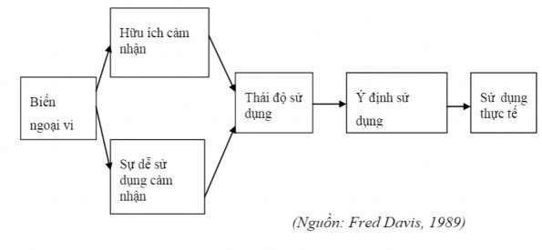Hình 2 4 Mô hình TAM Tổng quan về các nhân tố ảnh hưởng đến quyết định 6