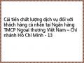 Cải tiến chất lượng dịch vụ đối với khách hàng cá nhân tại Ngân hàng TMCP Ngoại thương Việt Nam – Chi nhánh Hồ Chí Minh - 13