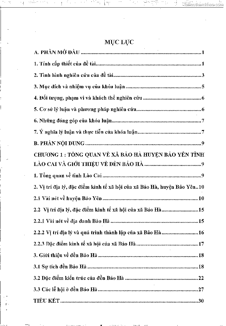 Khoa luan tot nghiep dau an van hoa tam linh qua nghi le hau dong tai den bao ha xa bao ha huyen bao yen tinh lao cai trang 3