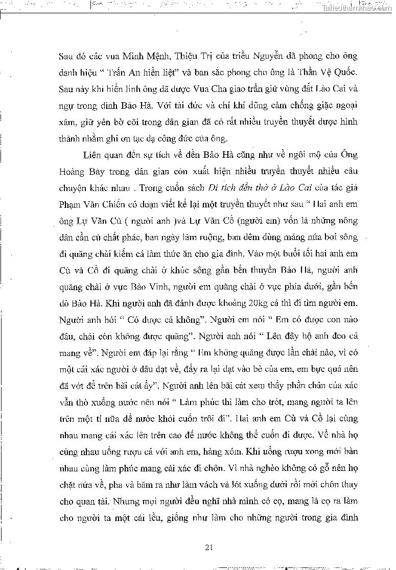 Khoa luan tot nghiep dau an van hoa tam linh qua nghi le hau dong tai den bao ha xa bao ha huyen bao yen tinh lao cai trang 25