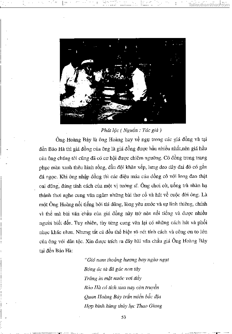 Khoa luan tot nghiep dau an van hoa tam linh qua nghi le hau dong tai den bao ha xa bao ha huyen bao yen tinh lao cai trang 57