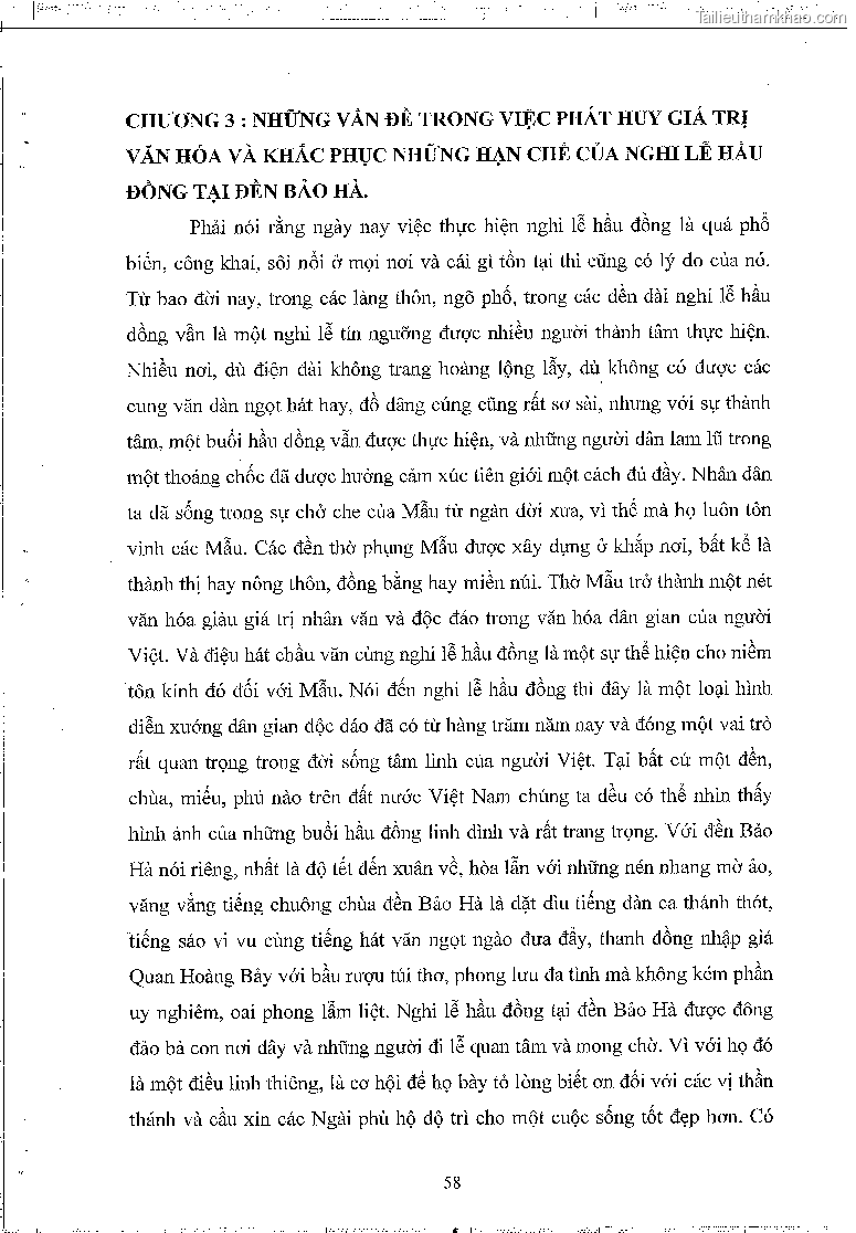 Khoa luan tot nghiep dau an van hoa tam linh qua nghi le hau dong tai den bao ha xa bao ha huyen bao yen tinh lao cai trang 62