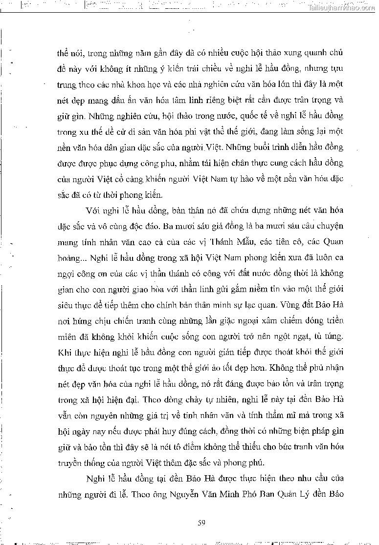 Khoa luan tot nghiep dau an van hoa tam linh qua nghi le hau dong tai den bao ha xa bao ha huyen bao yen tinh lao cai trang 63