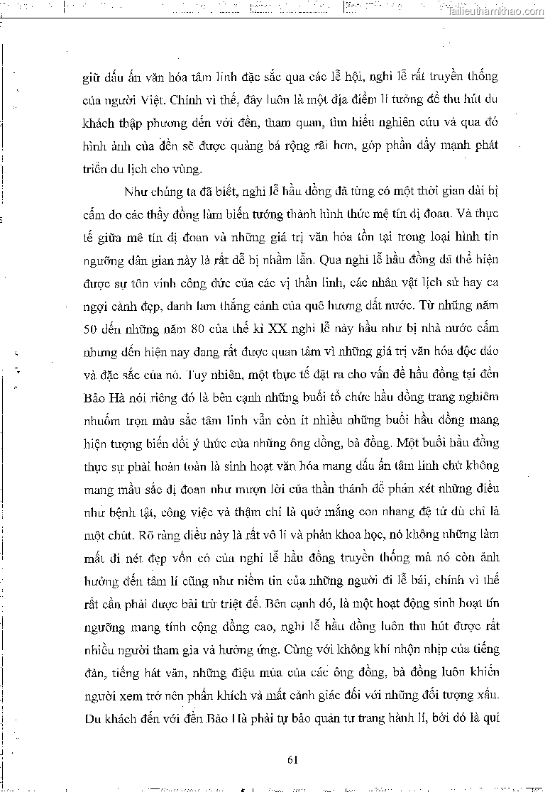 Khoa luan tot nghiep dau an van hoa tam linh qua nghi le hau dong tai den bao ha xa bao ha huyen bao yen tinh lao cai trang 65