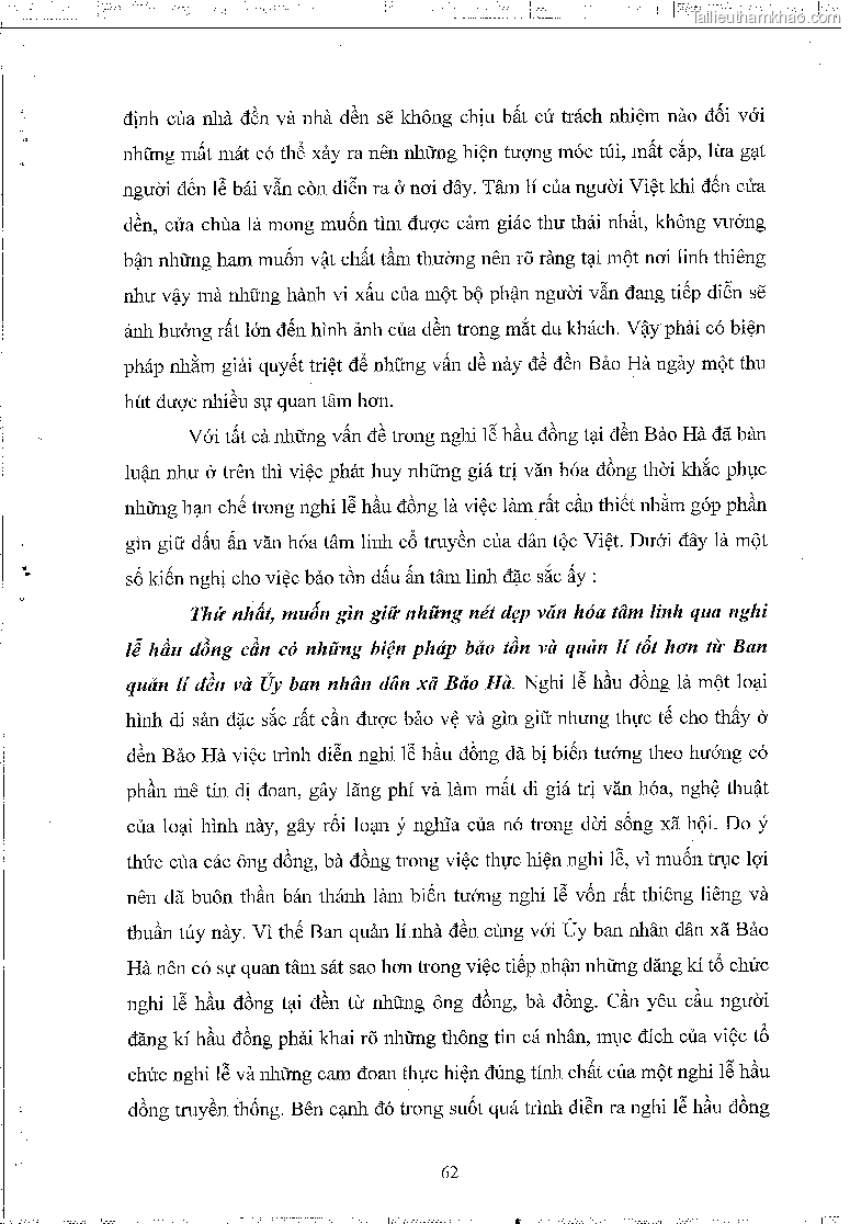 Khoa luan tot nghiep dau an van hoa tam linh qua nghi le hau dong tai den bao ha xa bao ha huyen bao yen tinh lao cai trang 66