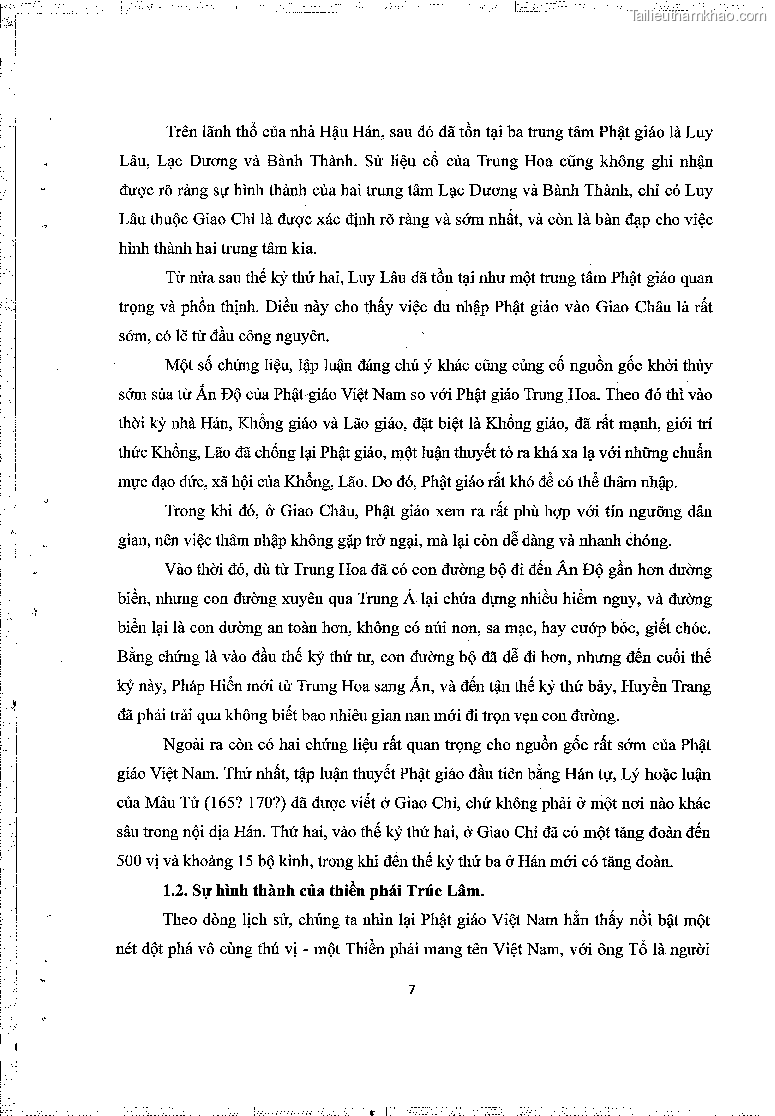 Khoa luan tot nghiep gia tri lich su van hoa cua mot so ngoi chua thuoc thien phai truc lam trang 11