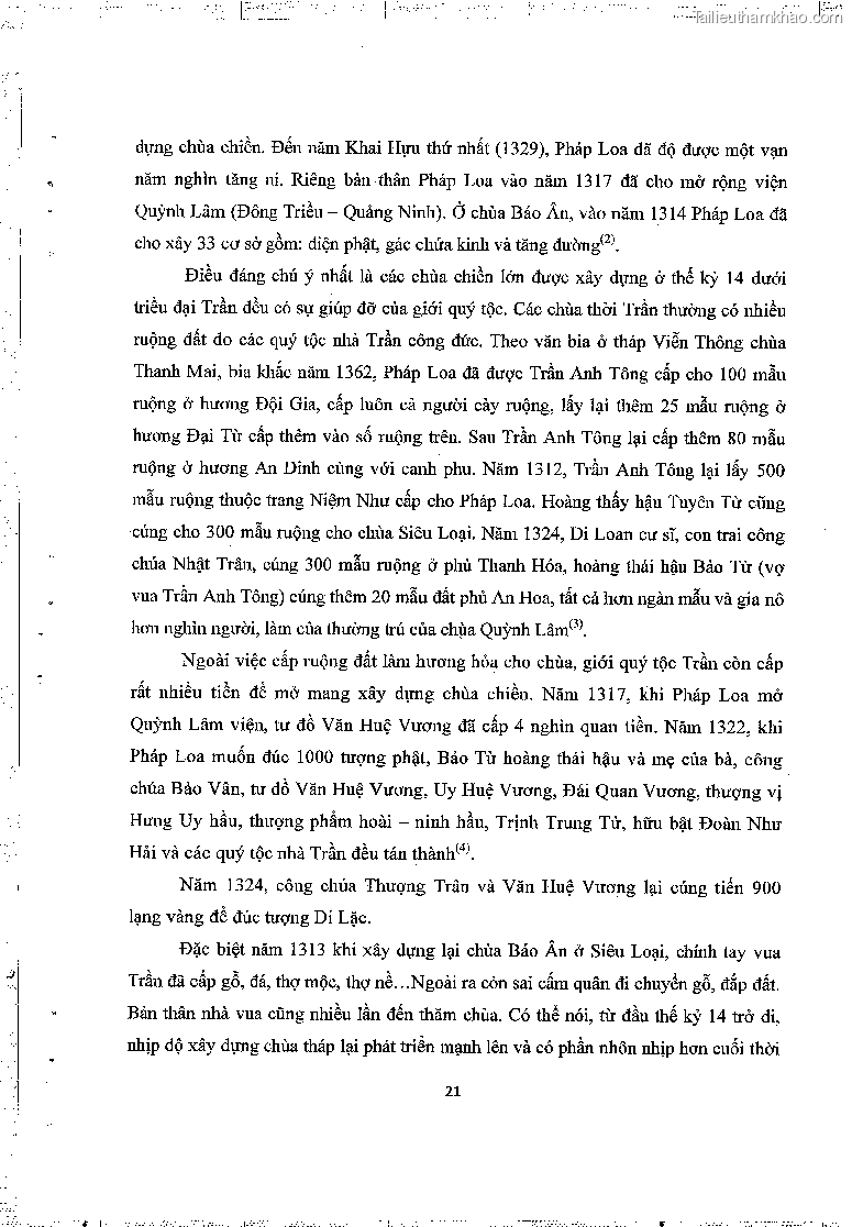 Khoa luan tot nghiep gia tri lich su van hoa cua mot so ngoi chua thuoc thien phai truc lam trang 25