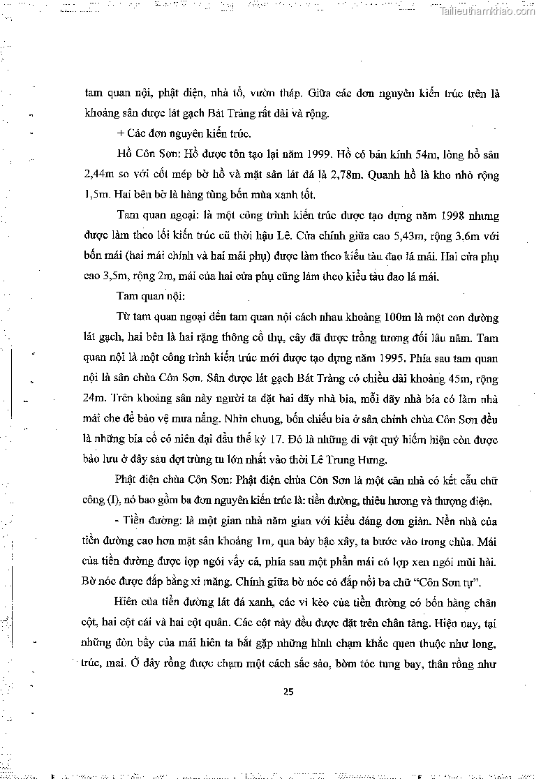 Khoa luan tot nghiep gia tri lich su van hoa cua mot so ngoi chua thuoc thien phai truc lam trang 29