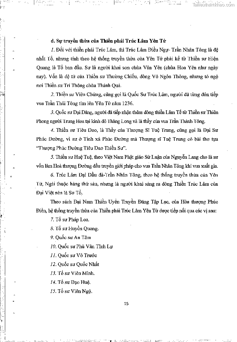 Khoa luan tot nghiep gia tri lich su van hoa cua mot so ngoi chua thuoc thien phai truc lam trang 19