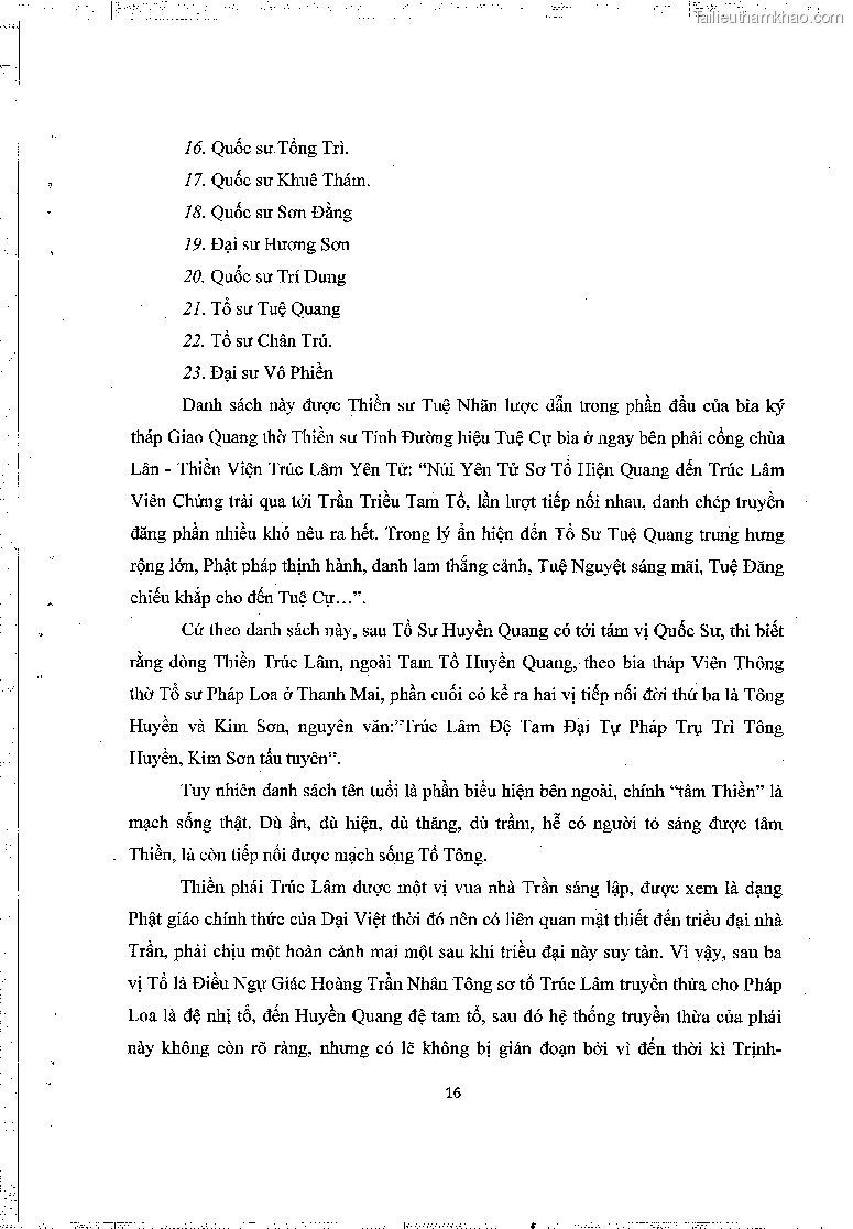 Khoa luan tot nghiep gia tri lich su van hoa cua mot so ngoi chua thuoc thien phai truc lam trang 20