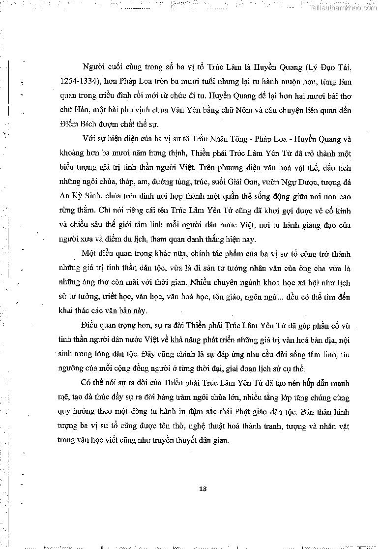 Khoa luan tot nghiep gia tri lich su van hoa cua mot so ngoi chua thuoc thien phai truc lam trang 22