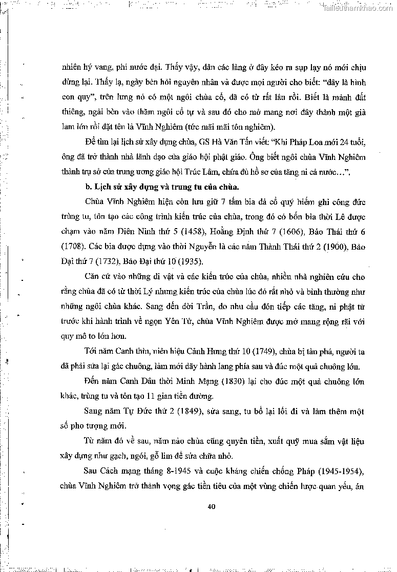 Khoa luan tot nghiep gia tri lich su van hoa cua mot so ngoi chua thuoc thien phai truc lam trang 44