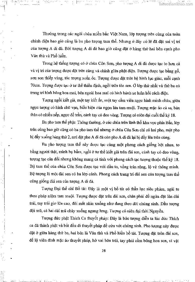 Khoa luan tot nghiep gia tri lich su van hoa cua mot so ngoi chua thuoc thien phai truc lam trang 32