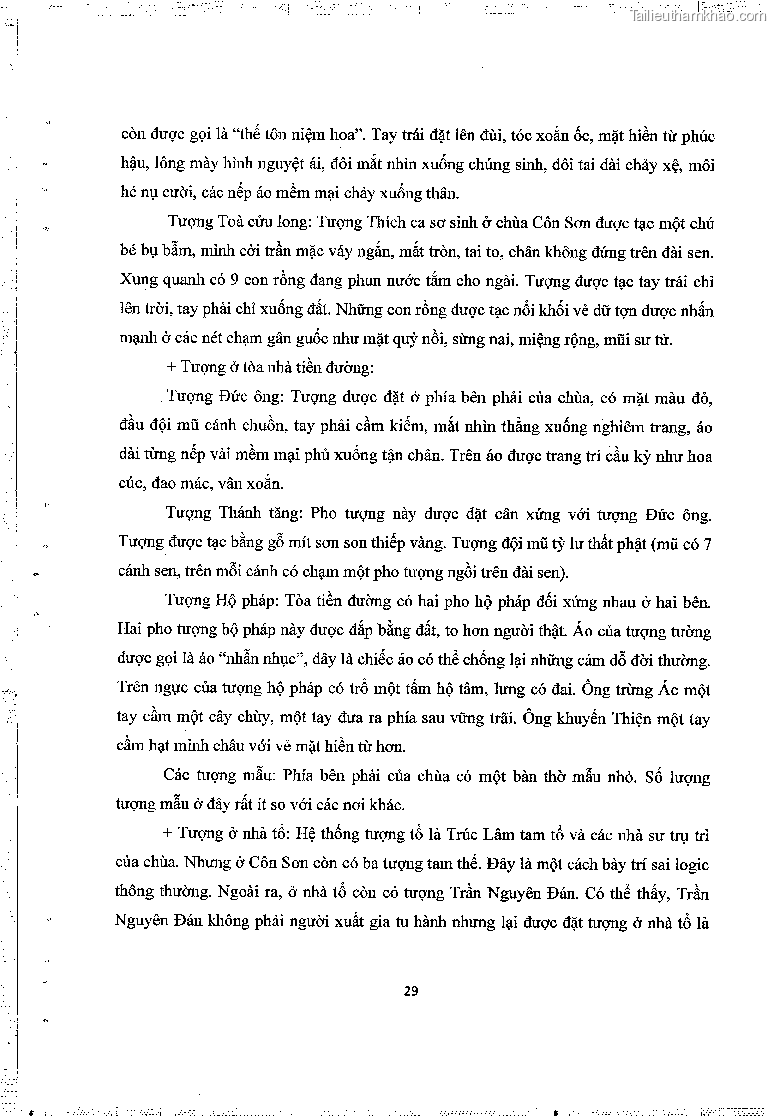 Khoa luan tot nghiep gia tri lich su van hoa cua mot so ngoi chua thuoc thien phai truc lam trang 33