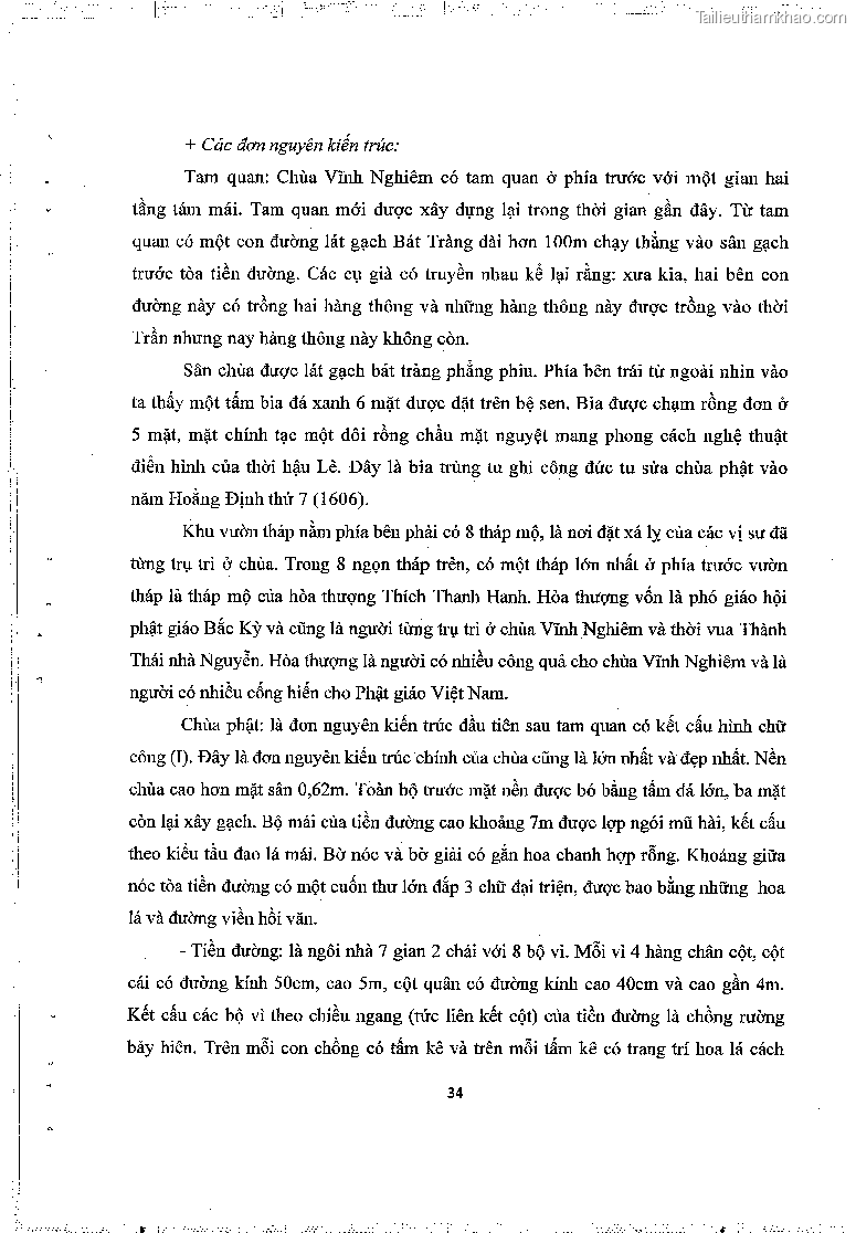 Khoa luan tot nghiep gia tri lich su van hoa cua mot so ngoi chua thuoc thien phai truc lam trang 38