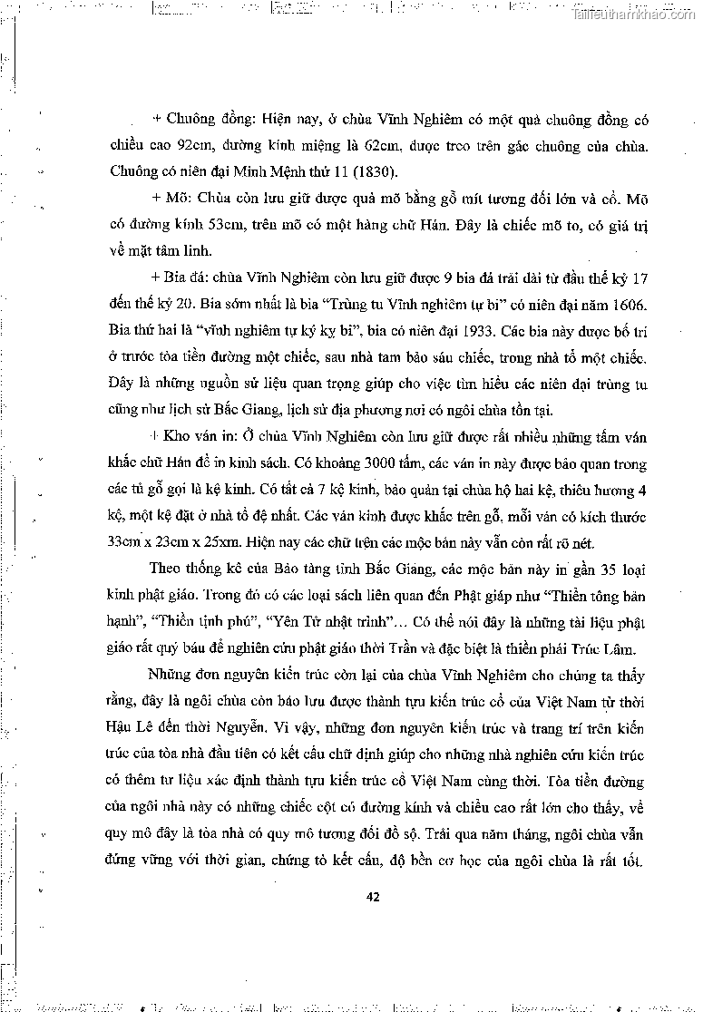 Khoa luan tot nghiep gia tri lich su van hoa cua mot so ngoi chua thuoc thien phai truc lam trang 46