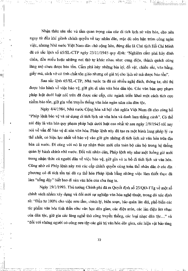 Khoa luan tot nghiep gia tri lich su van hoa cua mot so ngoi chua thuoc thien phai truc lam trang 76