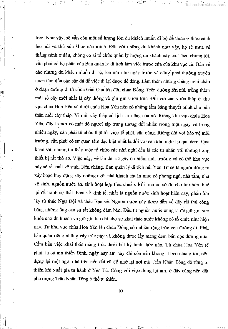 Khoa luan tot nghiep gia tri lich su van hoa cua mot so ngoi chua thuoc thien phai truc lam trang 87