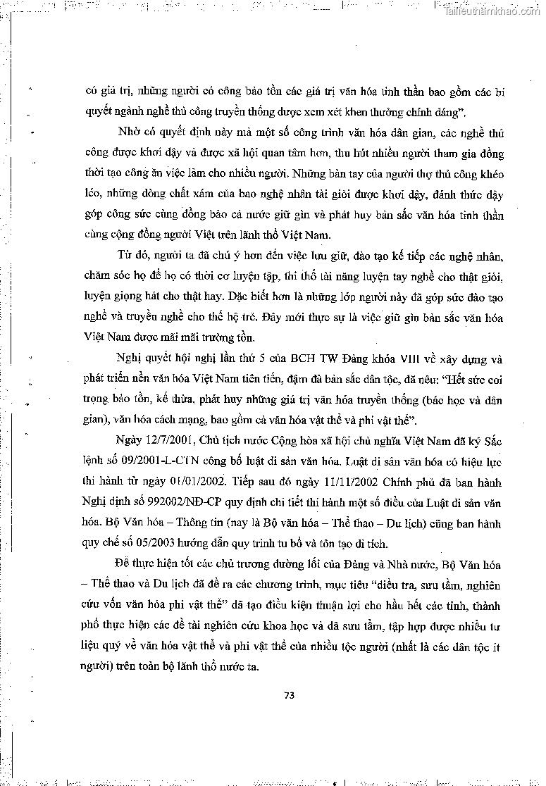 Khoa luan tot nghiep gia tri lich su van hoa cua mot so ngoi chua thuoc thien phai truc lam trang 77
