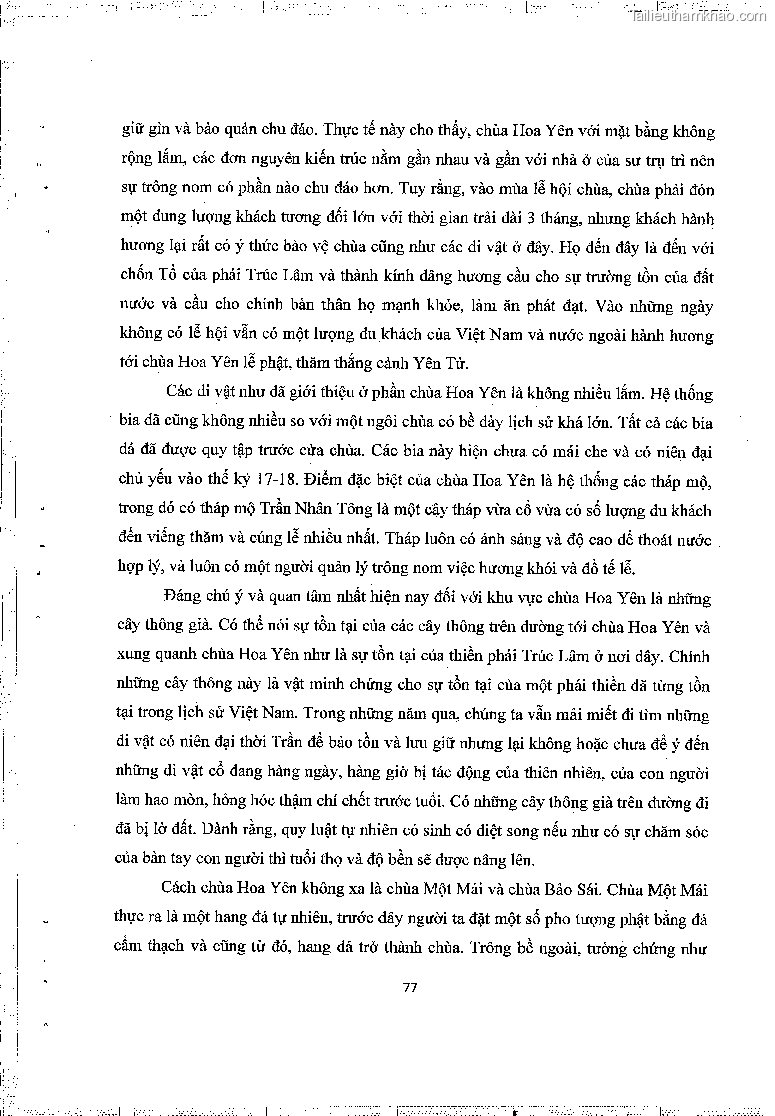 Khoa luan tot nghiep gia tri lich su van hoa cua mot so ngoi chua thuoc thien phai truc lam trang 81