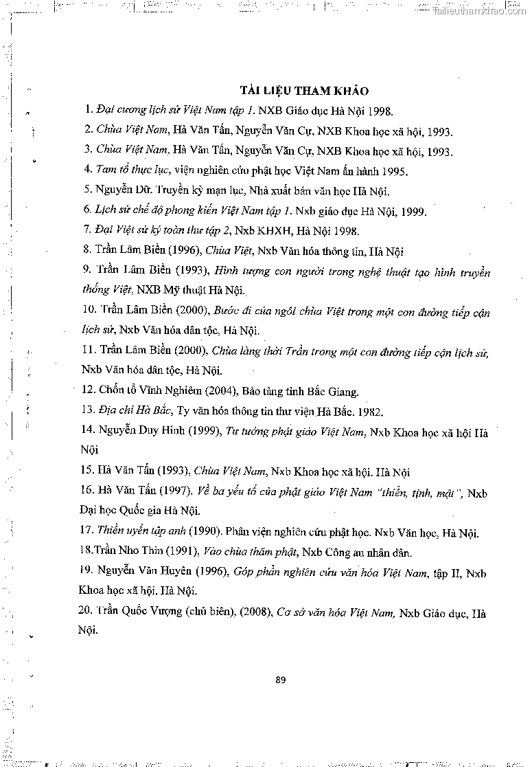 Khoa luan tot nghiep gia tri lich su van hoa cua mot so ngoi chua thuoc thien phai truc lam trang 93