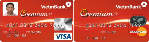 Thẻ vàng hạn mức từ 50 triệu đồng tới dưới 300 triệu Thẻ Platinum hạn 1