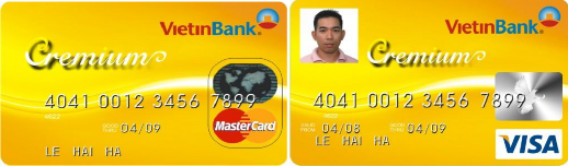 Thẻ Platinum hạn mức từ trên 300 triệu tới 1tỷ đồng Thẻ x a n h v à chuẩn 2