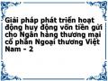 Giải pháp phát triển hoạt động huy động vốn tiền gửi cho Ngân hàng thương mại cổ phần Ngoại thương Việt Nam - 2