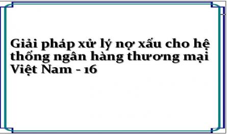 Giải pháp xử lý nợ xấu cho hệ thống ngân hàng thương mại Việt Nam - 16