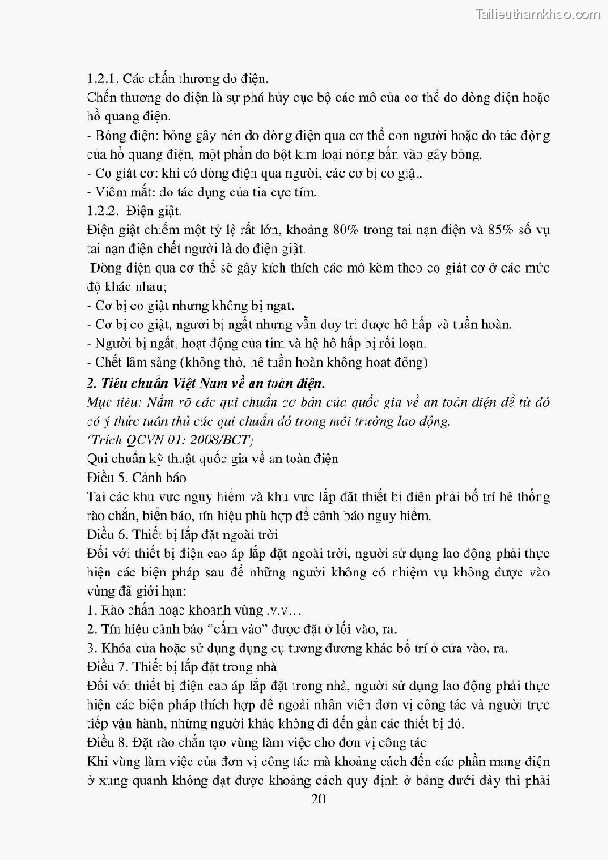 Giao trinh an toan dien nghe dien cong nghiep trinh do trung cap cd gtvt trung uong i trang 22