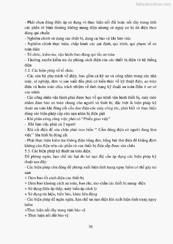 Giao trinh an toan dien nghe dien cong nghiep trinh do trung cap cd gtvt trung uong i trang 40