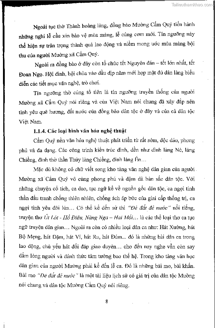 Khoa luan tot nghiep hat xuong trong doi song van hoa tin nguong cua nguoi muong huyen cam thuy thanh hoa nghien cuu truong hop xa cam quy trang 14