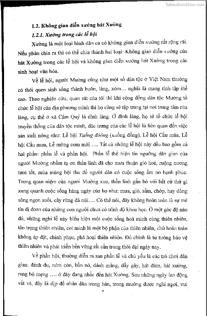 Khoa luan tot nghiep hat xuong trong doi song van hoa tin nguong cua nguoi muong huyen cam thuy thanh hoa nghien cuu truong hop xa cam quy trang 15