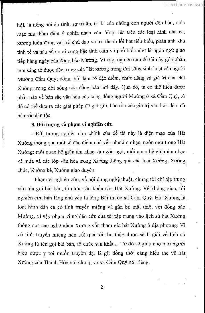 Khoa luan tot nghiep hat xuong trong doi song van hoa tin nguong cua nguoi muong huyen cam thuy thanh hoa nghien cuu truong hop xa cam quy trang 8