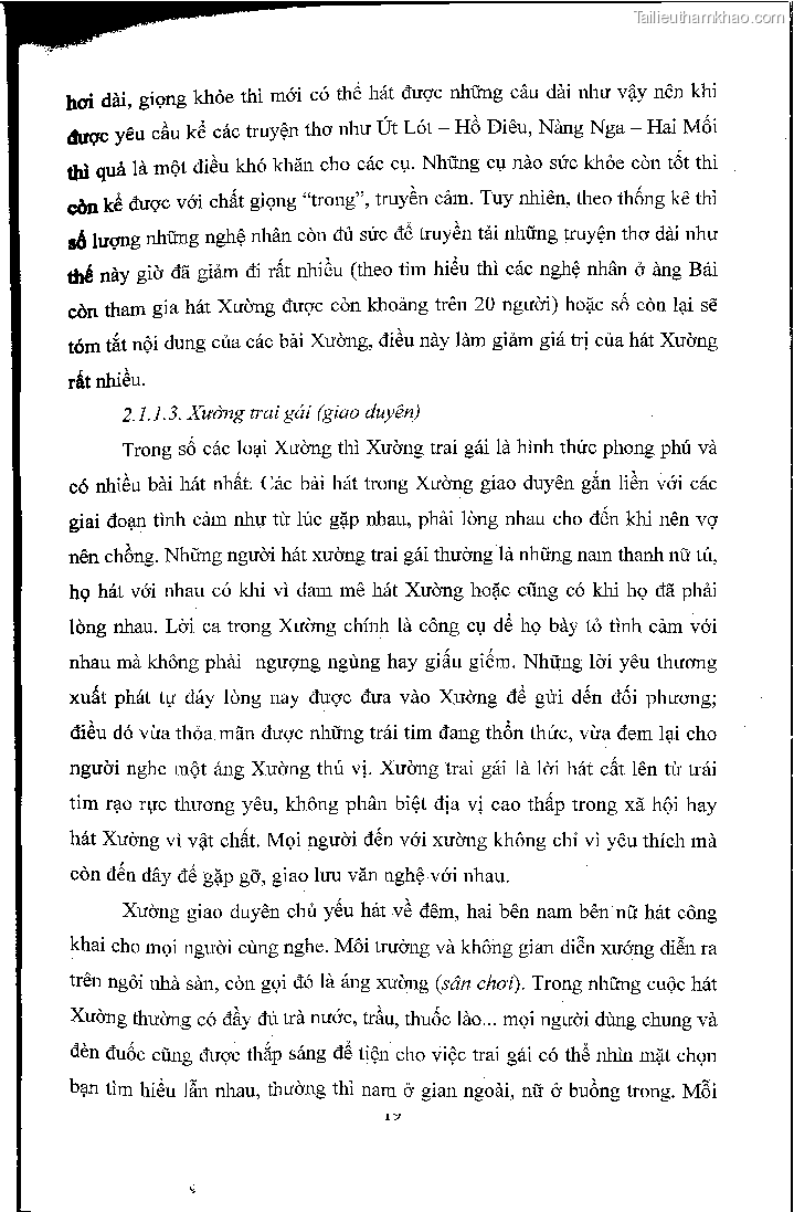 Khoa luan tot nghiep hat xuong trong doi song van hoa tin nguong cua nguoi muong huyen cam thuy thanh hoa nghien cuu truong hop xa cam quy trang 25
