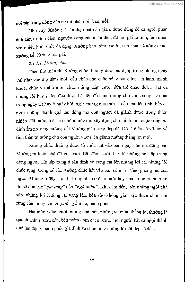 Khoa luan tot nghiep hat xuong trong doi song van hoa tin nguong cua nguoi muong huyen cam thuy thanh hoa nghien cuu truong hop xa cam quy trang 20
