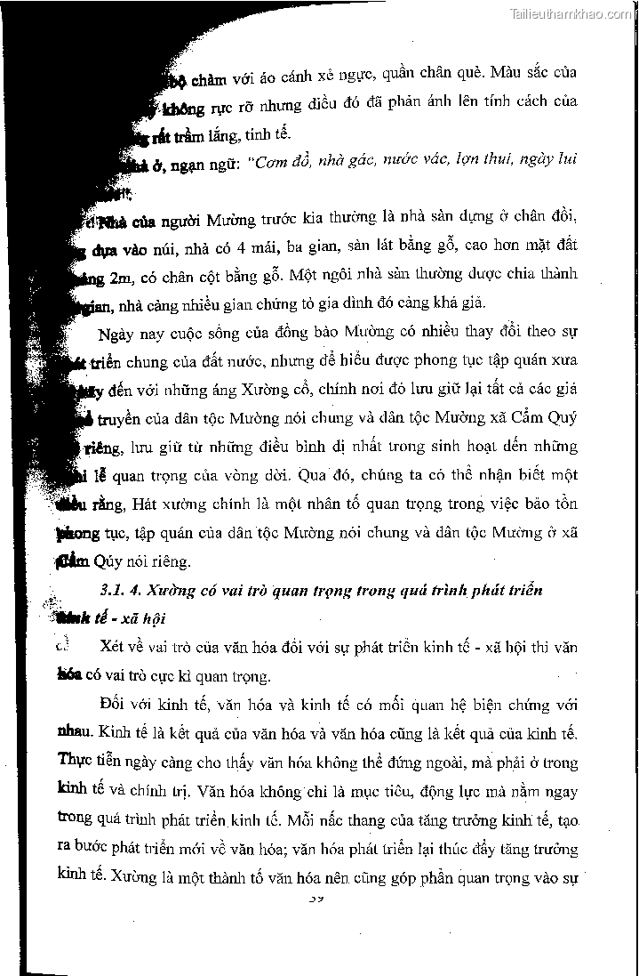 Khoa luan tot nghiep hat xuong trong doi song van hoa tin nguong cua nguoi muong huyen cam thuy thanh hoa nghien cuu truong hop xa cam quy trang 45