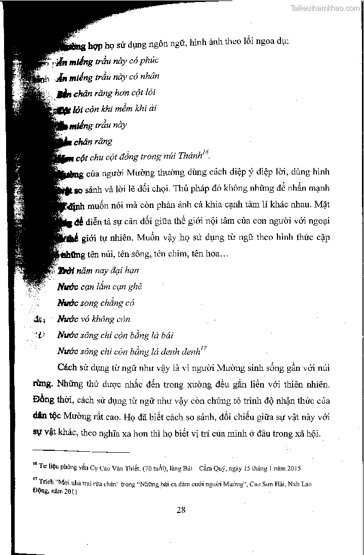 Khoa luan tot nghiep hat xuong trong doi song van hoa tin nguong cua nguoi muong huyen cam thuy thanh hoa nghien cuu truong hop xa cam quy trang 34