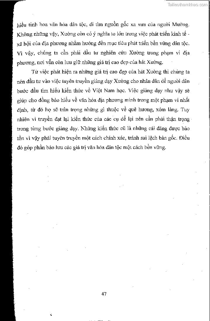 Khoa luan tot nghiep hat xuong trong doi song van hoa tin nguong cua nguoi muong huyen cam thuy thanh hoa nghien cuu truong hop xa cam quy trang 53
